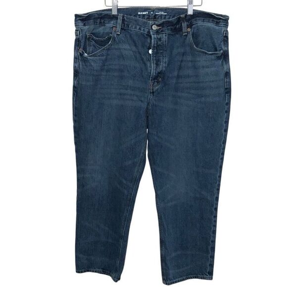 Old Navy High Rise Slouchy Straight Jeans - Picture 1 of 5